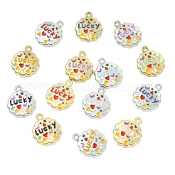 28Pcs 14 Colors Alloy Enamel Charms&nbsp;FIND-YW0011-46