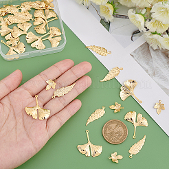 36Pcs 3 Style 304 Stainless Steel Pendants&nbsp;STAS-UN0035-33