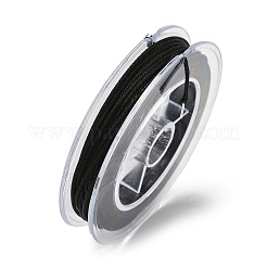 ポリエステルメタリック糸  魚糸入り  ラウンド  ブラック  1mm&nbsp;OCOR-D301-13