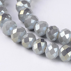 Electroplate Glass Beads Strands&nbsp;EGLA-A034-J2mm-Y02
