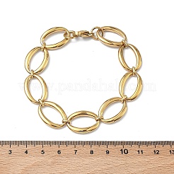 304 Stainless Steel Link Chain Bracelets for Women&nbsp;BJEW-B169-04B-G