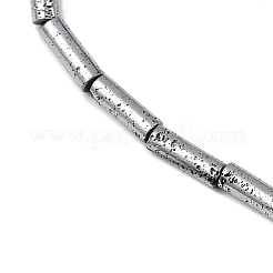 Electroplated Natural Lava Rock Beads Strands&nbsp;G-K388-03A-03