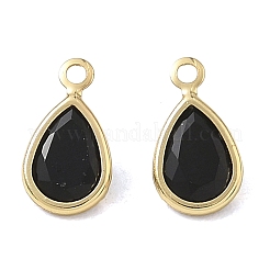 Brass Pave Cubic Zirconia Charms&nbsp;CU-CBABEB3-04G