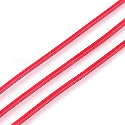伸縮性のあるクリスタルコード  DIYのジュエリーには  ラウンド  レッド  0.8mm  約54.68ヤード（50m）/ロール&nbsp;EW-N007-01B-01