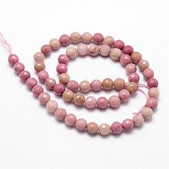 Natural Rhodonite Beads Strands&nbsp;G-D840-16-8mm
