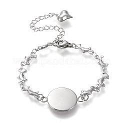 Tarnish Resistant 304 Stainless Steel Bracelet Making&nbsp;STAS-L248-003P-A