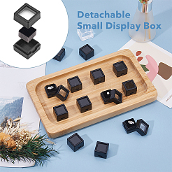 Acrylic Square Loose Diamond Box with Visible Window&nbsp;CON-WH0088-76A-02