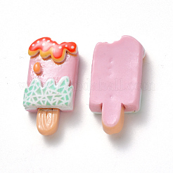 樹脂カボション  アイスロリー  模造食品  ピンク  27x13x6mm&nbsp;CRES-N024-05