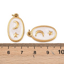 304 Stainless Steel Enamel Pendants&nbsp;STAS-G364-17G-02