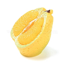 Opaque Resin Imitation Fruit Cabochons&nbsp;RE-CBA068D-03B-02