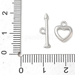 真鍮製マンテル  リング  カドミウムフリー＆鉛フリー  長持ちメッキ  プラチナ  バー：4.5x17x1.5mm  穴：1.6mm  リング：10x8.5x1.5mm&nbsp;KK-CBAFC6C-07C-P