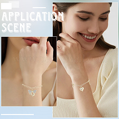 Brass Cable Chain Bracelets for Women&nbsp;BJEW-BM00008