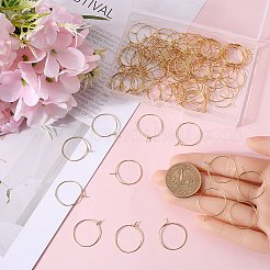 150Pcs 316 Surgical Stainless Steel Hoop Earring Findings&nbsp;STAS-SC0007-18