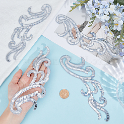 5Pairs Embroidery Thread Clothing Patches&nbsp;PATC-GF0001-96A