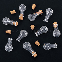 10Pcs Clear Glass Wishing Bottles&nbsp;AJEW-TA0002-85A