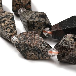 Natural Snowflake Obsidian Beads Strands&nbsp;G-NH0005-B03-01