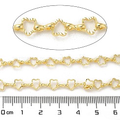ラックメッキ真鍮リンクチェーン  長持ちメッキ  溶接されていない  スター  18KGP本金メッキ  6x1mm&nbsp;CHC-P012-05G