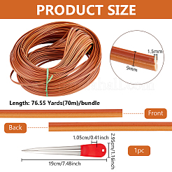 1Bundle Plastic Wicker Strips&nbsp;AJEW-BC0010-22C