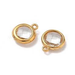 304 Stainless Steel Rhinestone Pendants&nbsp;STAS-P453-05G-01