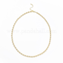 Brass Initial Letter U Link Chain Necklace Bracelet Anklet&nbsp;SJEW-JS01235