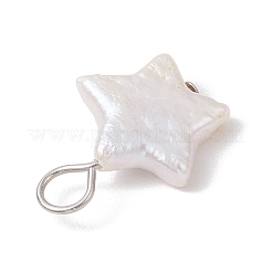 3Pcs 3 Styles Natural Keshi Pearl Pendants&nbsp;PALLOY-JF04242