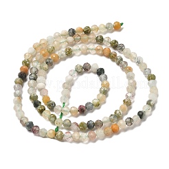 Natural Green Rutilated Quartz Beads Strands&nbsp;LS-G-RM241221-B22