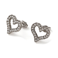 PVD Vacuum Plating 304 Stainless Steel Stud Earring&nbsp;EJEW-C099-05MC