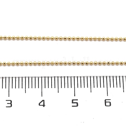 1mm Brass Ball Chain Adjustable Slider Necklaces&nbsp;KK-K398-28G