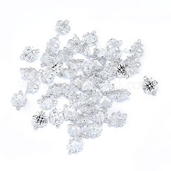 Brass Micro Pave Cubic Zirconia Links&nbsp;KK-F764-16P
