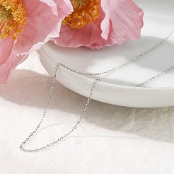 1MM 304 Stainless Steel Cable Chain Necklaces&nbsp;NJEW-T016-15P