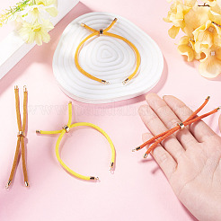 4Pcs 4 Colors Polyester Cord Bracelet Making&nbsp;MAK-TA0001-44