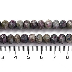 Natural Ruby in Zoisite Beads Strands&nbsp;G-K380-A60-05