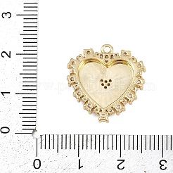 Brass Micro Pave Cubic Zirconia Pendants&nbsp;KK-I352-26G-01