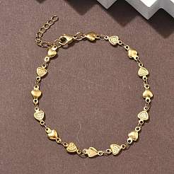 304 Stainless Steel Link Bracelets&nbsp;BJEW-Z132-01G