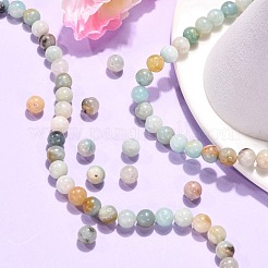 Natural Flower Amazonite Beads&nbsp;X-Z26N5017