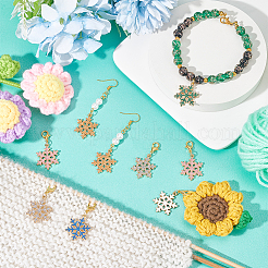 Snowflake Stitch Markers&nbsp;HJEW-AB00263