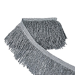 4mポリエステルタッセルレースリボン  フリンジレーストリム  マクラメレースリボン  グレー  6-1/8~6-1/4インチ（155~160mm）  約4.37ヤード（4m）/バッグ&nbsp;OCOR-DC0001-09B