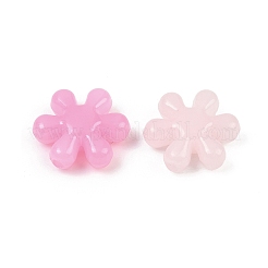 プラスチックビーズ  模造ゼリービーズ  花  ミックスカラー  14.5x13.5x6mm  穴：1.8mm  1162個/ 500g&nbsp;KY-B005-02A
