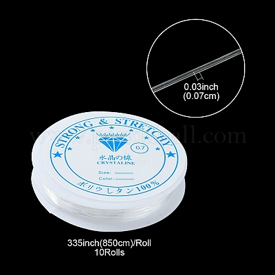 Clear Elastic Crystal Thread&nbsp;EW-YW0001-02-0.7-1