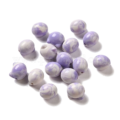 Two Tone Transparent Acrylic Beads&nbsp;TACR-P008-01B-07-1