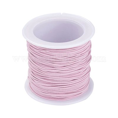 弾性コード  ピンク  1mm  約22.96ヤード（21m）/ロール&nbsp;X-RB1.0mm-16-1