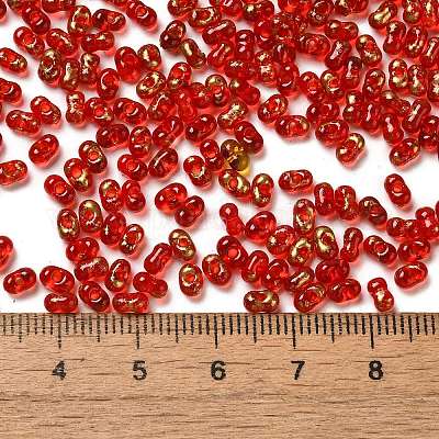 Spray Painted Glass Seed Beads&nbsp;SEED-F005-06A-02-1