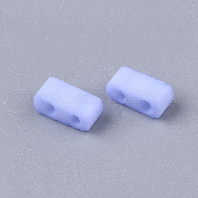 2-Hole Baking Paint Glass Seed Beads&nbsp;SEED-S023-17B-30-1