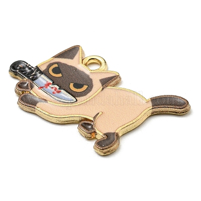 Printed Alloy Pendants&nbsp;ENAM-L042-02G-03-1