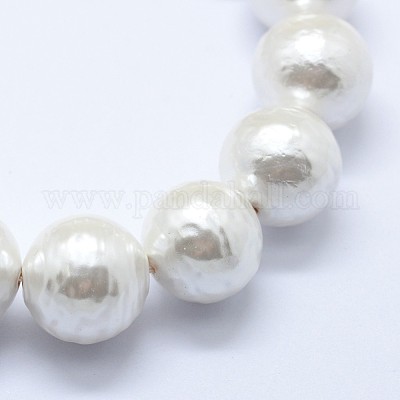 Shell Pearl Beads Strands&nbsp;BSHE-K053-02-20mm-1