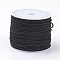 Elastic Cords, Stretchy String, for Bracelets, Necklaces, Jewelry Making, Black, 1mm, about 19.68~21.87 yards(18~20m)/roll
