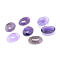 Natural Amethyst Gemstone Cabochons, Oval, 30x20x5.5mm