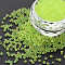 DIY Nail Art Decoration Mini Glass Beads, Tiny Caviar Nail Beads, AB Color Plated, Round, No Hole, Green Yellow, 2mm, about 450g/bag