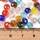ガラスビーズ  多面カット  ロンデル  ミックスカラー  6x5mm  穴：1mm  約2360個/500g&nbsp;EGLA-A034-LM6mm-61-3