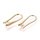 Brass Earring Hooks&nbsp;KK-L177-32G-1